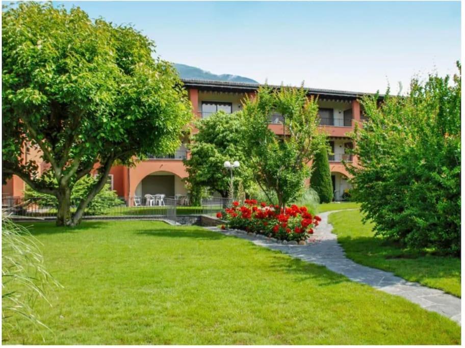 Ascona: Residenza Sabrina,App 2.5 Locali E Piscina Appartement Buitenkant foto
