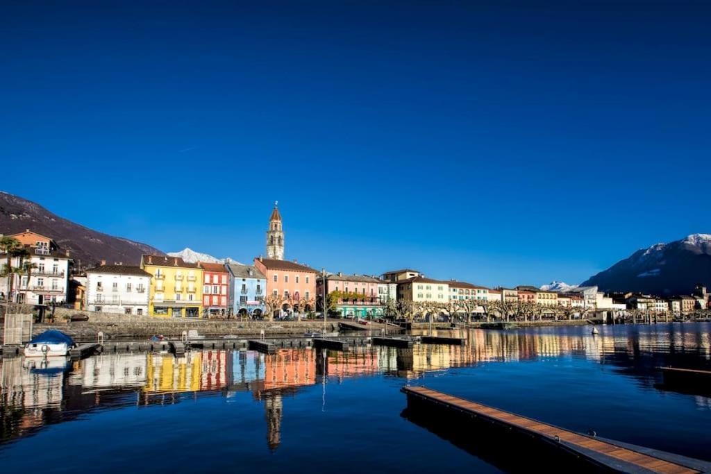 Ascona: Residenza Sabrina,App 2.5 Locali E Piscina Appartement Buitenkant foto