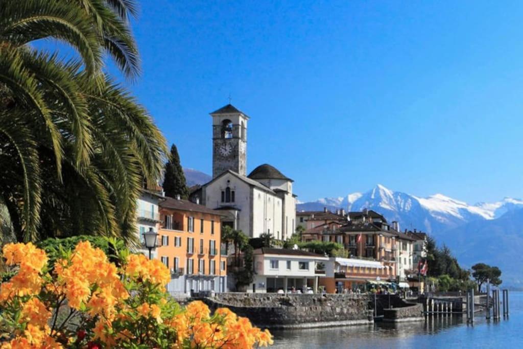 Ascona: Residenza Sabrina,App 2.5 Locali E Piscina Appartement Buitenkant foto